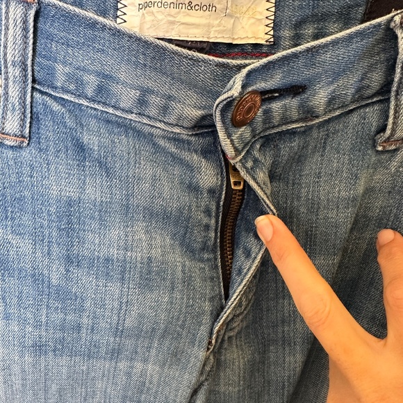 Paper Denim & Cloth Brigette Floral Pocket Stitching Flared Boho Bootcut Jeans - Picture 7 of 12